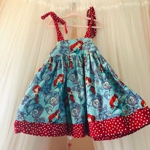 Ariel dress- 2/3T (handmade Etsy)